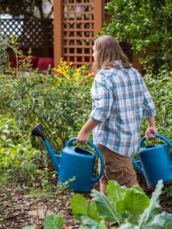 French Blue Watering Can -Cheap A Fresh Yard Store 06341 1390 tif