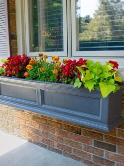 Fairfield Self-Watering Window Box, 4’ -Cheap A Fresh Yard Store 39345 100V tif