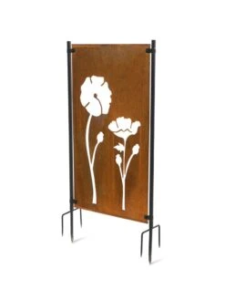 Poppy Corten Steel Screen -Cheap A Fresh Yard Store 3 4 crop 8612984 3180