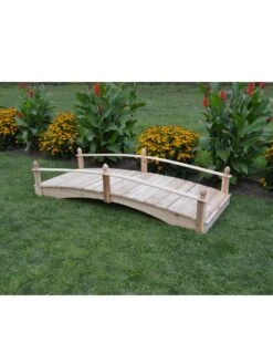 Acorn Garden Bridge Unfinished 3' X 6' -Cheap A Fresh Yard Store 3 4 crop 8613404 01V 5