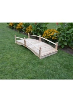 Acorn Garden Bridge Unfinished 4' X 10' -Cheap A Fresh Yard Store 3 4 crop 8613404 02V 1