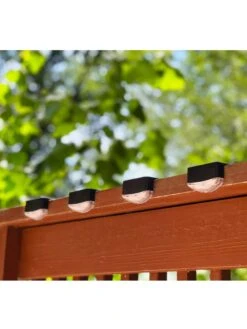 Maxsa® Solar Powered Deck Lights, Pack Of 4 -Cheap A Fresh Yard Store 3 4 crop 8613535 02V