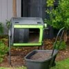 Maze 48 Gallon Compost Tumbler With Cart -Cheap A Fresh Yard Store 3 4 crop 8613576 01V maze 48 gallon compost tumbler with cart