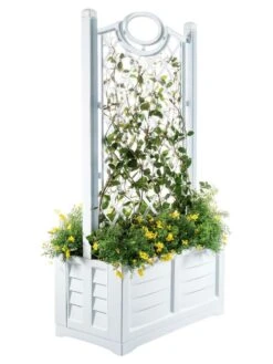 Separate Flower Box With Trellis 19 Separate Flower Box With Trellis -Cheap A Fresh Yard Store 3 4 crop 8613626 14V