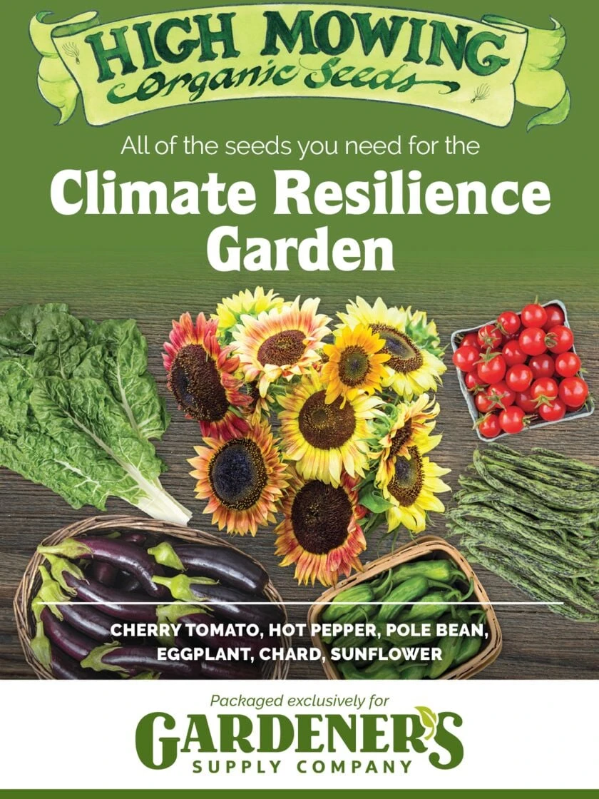 Gardener's Supply - Climate Resilience Collection Organic Seeds 3 Gardener's Supply - Climate Resilience Collection Organic Seeds