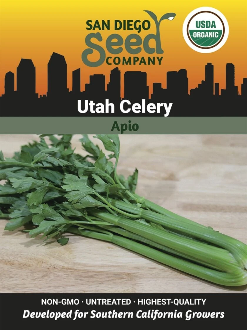 Celery, Utah Organic Seeds 3 Celery, Utah Organic Seeds