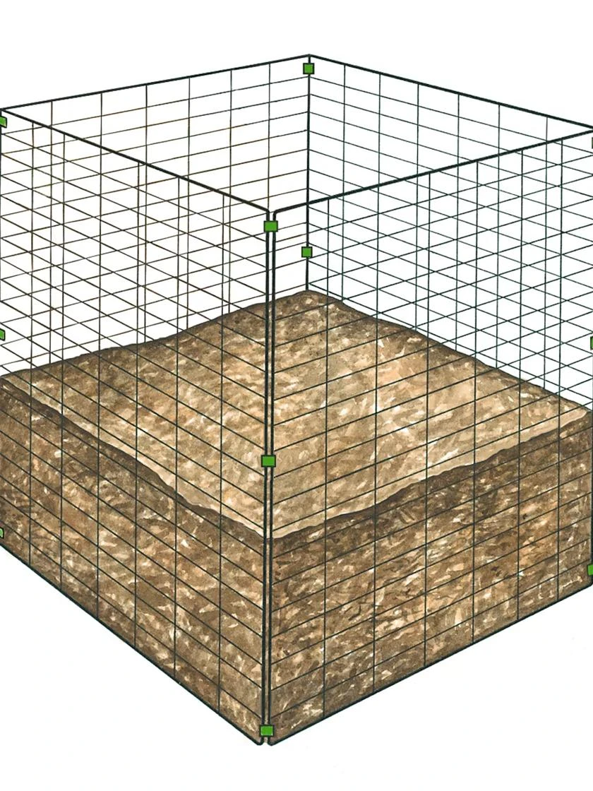 Single Bin Wire Composter 3 Single Bin Wire Composter