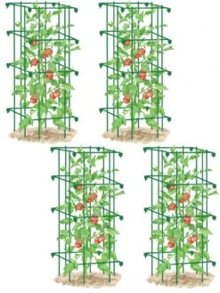 Tomato Cages, Set Of 4 13 Tomato Cages, Set Of 4 -Cheap A Fresh Yard Store 8587040 GR 001E tif
