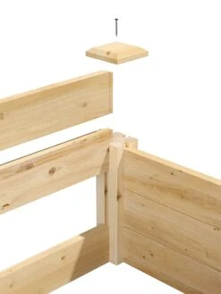 Tall 2-Tier Pine Raised Garden Bed, 4'x12' 13 Tall 2-Tier Pine Raised Garden Bed, 4'x12' -Cheap A Fresh Yard Store 8588181 04v 2