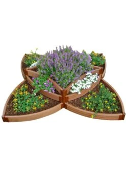 Classic Sienna Versailles Sunburst Raised Garden Bed With 2" Boards -Cheap A Fresh Yard Store 8588252 07v
