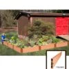 L-Shaped Composite Raised Bed, 12'x12' With 1" Boards 2 L-Shaped Composite Raised Bed, 12'x12' With 1" Boards -Cheap A Fresh Yard Store 8588254 02v sienna composite raised garden bed 1 inch l shaped