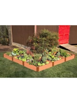 L-Shaped Composite Raised Bed, 12'x12' With 1" Boards -Cheap A Fresh Yard Store 8588254 03v