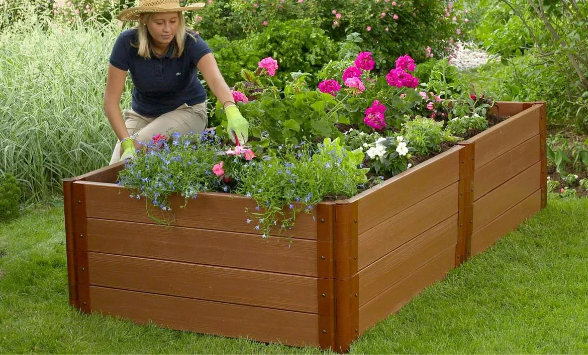 Classic Sienna Raised Garden Beds 22" High With 2" Boards 3 Classic Sienna Raised Garden Beds 22" High With 2" Boards