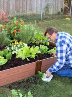 Composite Raised Bed With 1" Boards, 11" 20 Composite Raised Bed With 1" Boards, 11" -Cheap A Fresh Yard Store 8588274 02V tif