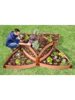 Classic Sienna Raised Garden Bed Versailles Sunburst With 1" Boards -Cheap A Fresh Yard Store 8589503 01v