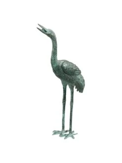 Bronze Crane Statues, Small 6 Bronze Crane Statues, Small -Cheap A Fresh Yard Store 8589915 001v