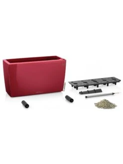 Lechuza® Cararo Rectangular Indoor Planter With Casters -Cheap A Fresh Yard Store 8590295 04v