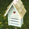 Heartwood Lady Bug Loft Bug House -Cheap A Fresh Yard Store 8591075WH 01V tif