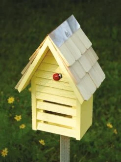 Heartwood Lady Bug Loft Bug House -Cheap A Fresh Yard Store 8591075YE 02V tif