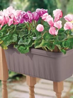 Adjustable Self-Watering Railing Planter, 24" -Cheap A Fresh Yard Store 8592173 02V tif