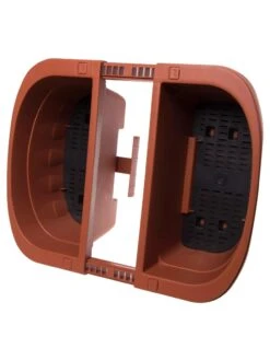 Self-Watering Saddle Railing Planter, 16" 10 Self-Watering Saddle Railing Planter, 16" -Cheap A Fresh Yard Store 8592175TC 2028z tif