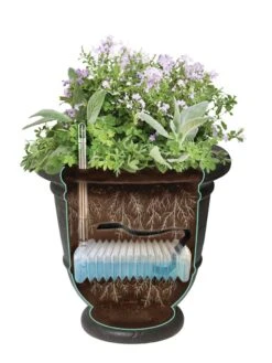 Kylemore Self-Watering Urn Planter -Cheap A Fresh Yard Store 8592688 SWKylemore art tif