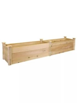 Premium Cedar Raised Garden Bed, 16" X 96" 9 Premium Cedar Raised Garden Bed, 16" X 96" -Cheap A Fresh Yard Store 8593824 01V greenes premium cedar raised garden bed