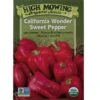 California Wonder Sweet Pepper Organic Seeds -Cheap A Fresh Yard Store 8594084 9244 tif