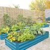 Demeter Corrugated Metal Raised Bed, 34" X 68"