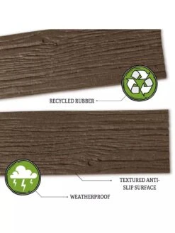 Recycled Rubber Railroad Tie Stepping Stone 10 Recycled Rubber Railroad Tie Stepping Stone -Cheap A Fresh Yard Store 8594281 3