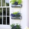Galvanized Hanging Triple Planter -Cheap A Fresh Yard Store 8595213 6966 tif