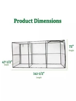 Crop Cage, 4' X 12' 9 Crop Cage, 4' X 12' -Cheap A Fresh Yard Store 8596540 2