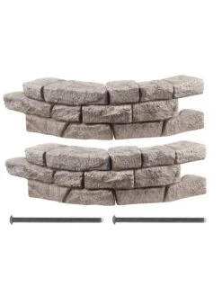 Rock Lock Interlocking Garden System, Curved Sets 16 Rock Lock Interlocking Garden System, Curved Sets -Cheap A Fresh Yard Store 8598737 01V 3 4