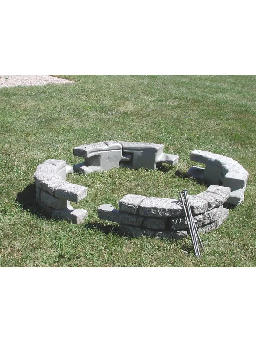 Rock Lock Interlocking Garden System, Curved Sets 4 Rock Lock Interlocking Garden System, Curved Sets - Image 2