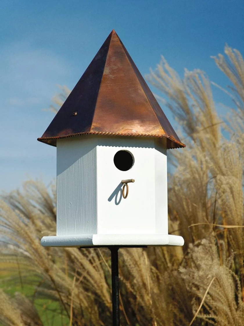 Heartwood Copper Songbird Deluxe Bird House 4 Heartwood Copper Songbird Deluxe Bird House - Image 2