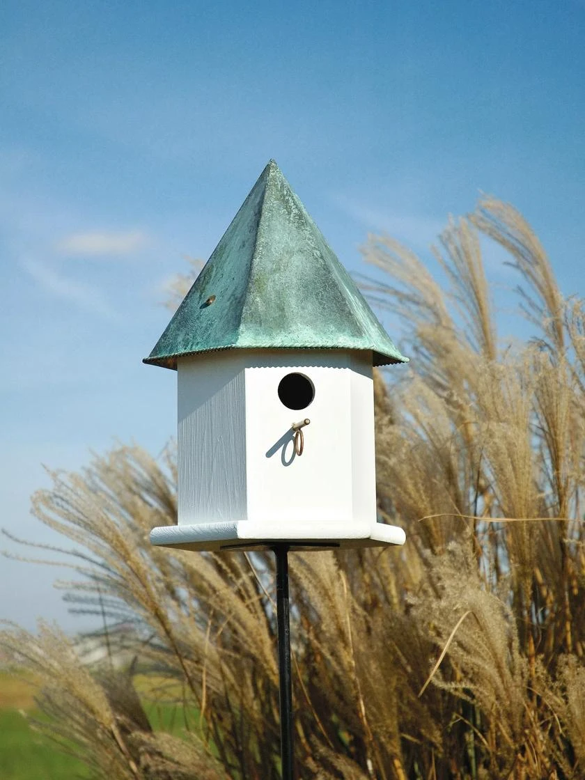 Heartwood Copper Songbird Deluxe Bird House 3 Heartwood Copper Songbird Deluxe Bird House