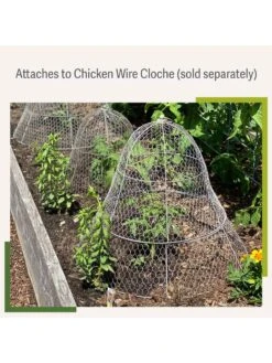 Chicken Wire Cloche Extension -Cheap A Fresh Yard Store 8599107 2