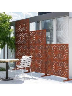 Veradek 2-Panel Privacy Screen Set, Star -Cheap A Fresh Yard Store 8599214 04v