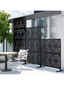 Veradek 2-Panel Privacy Screen Set, Star -Cheap A Fresh Yard Store 8599214 08v