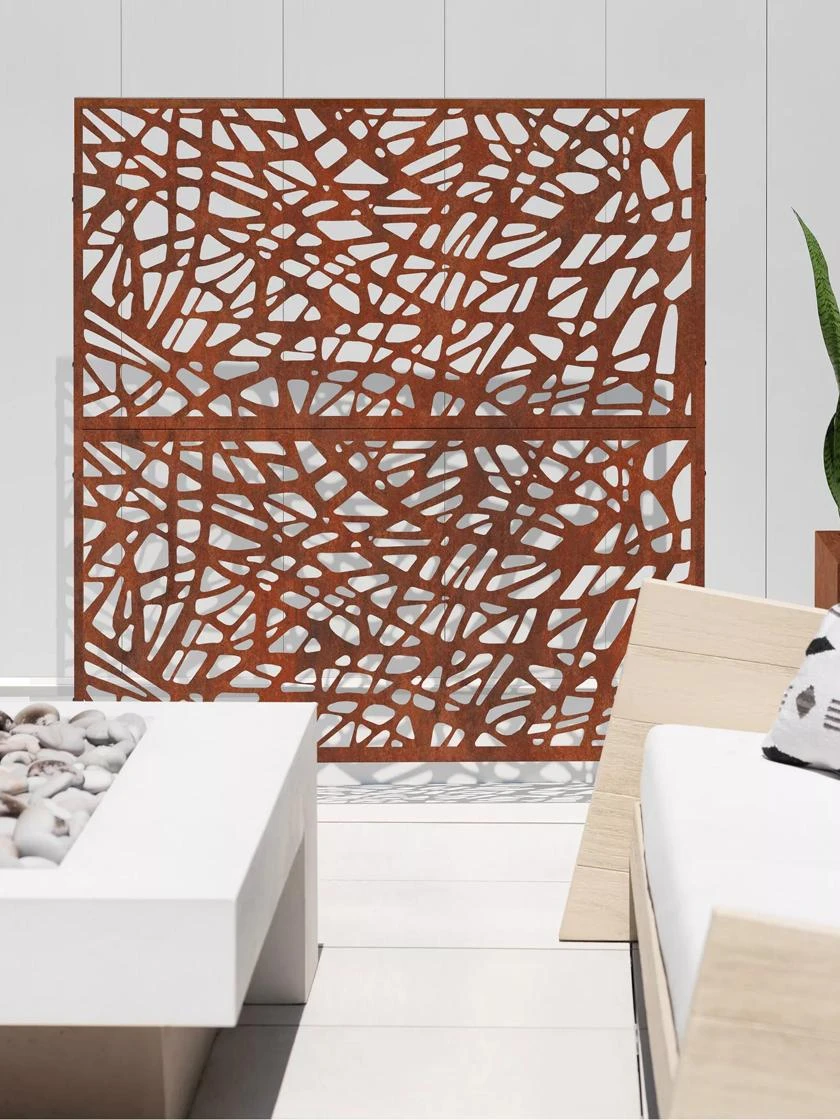 Veradek 2-Panel Privacy Screen Set, Web 3 Veradek 2-Panel Privacy Screen Set, Web