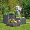 Exaco Hexagonal Raised Garden Bed Planter -Cheap A Fresh Yard Store 8599285 02V exaco hexagonal plastic raised garden bed planter tif