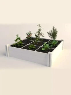 Raised Garden Bed With Grow Grid, 4' X 4' -Cheap A Fresh Yard Store 8599291 02V