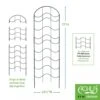 Achla Designs Waves Trellis Extension Piece -Cheap A Fresh Yard Store 8599492 01V tif