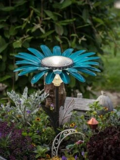 Desert Steel Daisy Solar Light -Cheap A Fresh Yard Store 8599556 07V tif