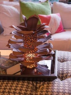 Desert Steel Pine Cone Luminary 10 Desert Steel Pine Cone Luminary -Cheap A Fresh Yard Store 8599563 02V tif
