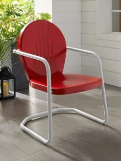 Crosley Griffith Metal Outdoor Chair -Cheap A Fresh Yard Store 8599640 14V tif