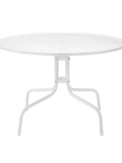 Crosley Griffith Metal Outdoor Dining Table, 39" Round -Cheap A Fresh Yard Store 8599641 02V tif