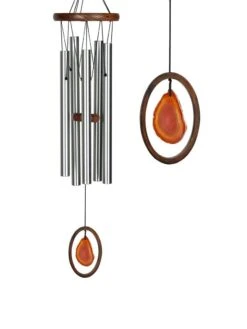 Agate Chime™, Large -Cheap A Fresh Yard Store 8599738 02v woodstock agate chime large brown