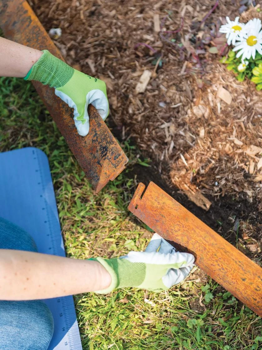 Corten Steel Edging 5" H, Set Of 3 6 Corten Steel Edging 5" H, Set Of 3 - Image 4