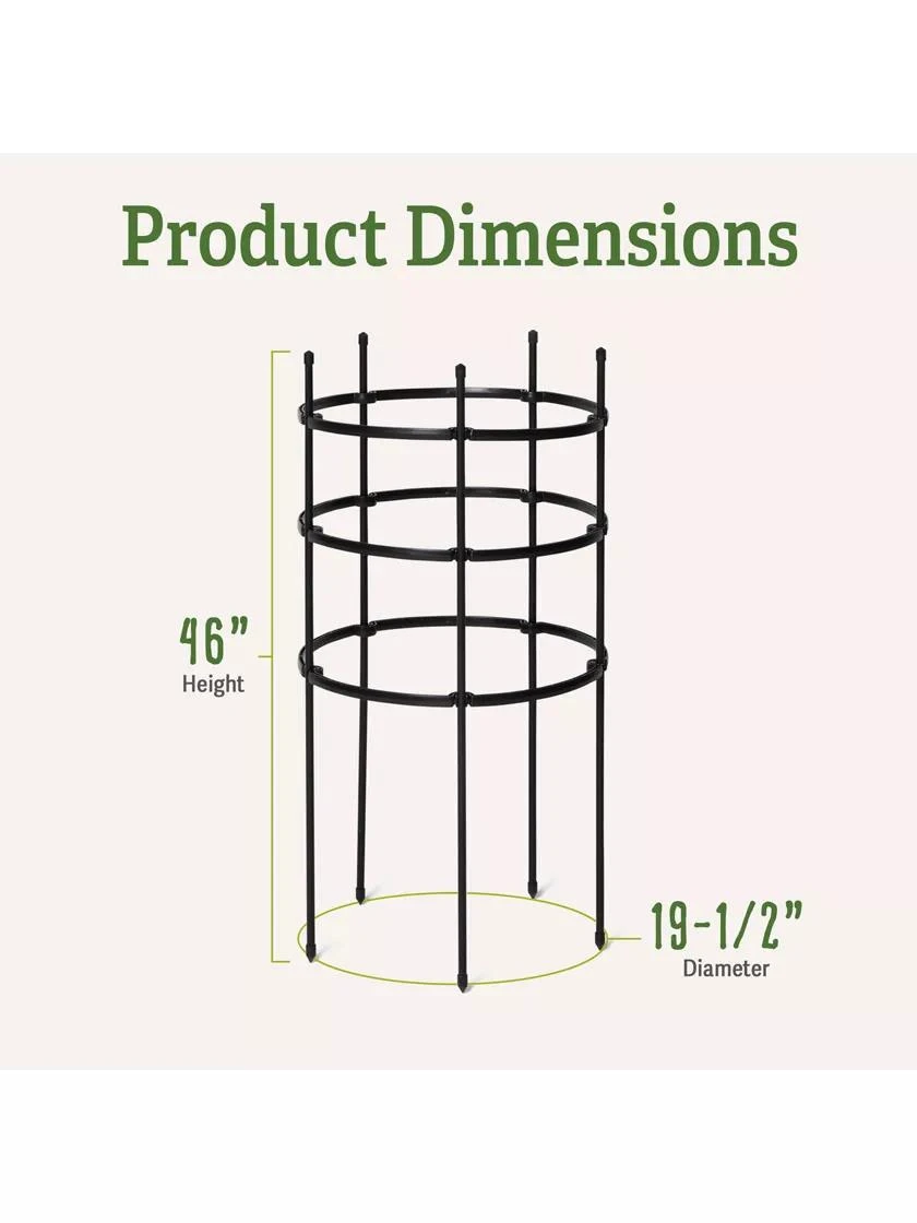 Titan Tomato Cages, Set Of 3 6 Titan Tomato Cages, Set Of 3 - Image 4